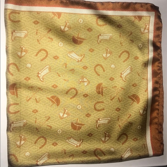 Stick & Ball  Exclusive Polo Silk Scarf NWT - Picture 4 of 13